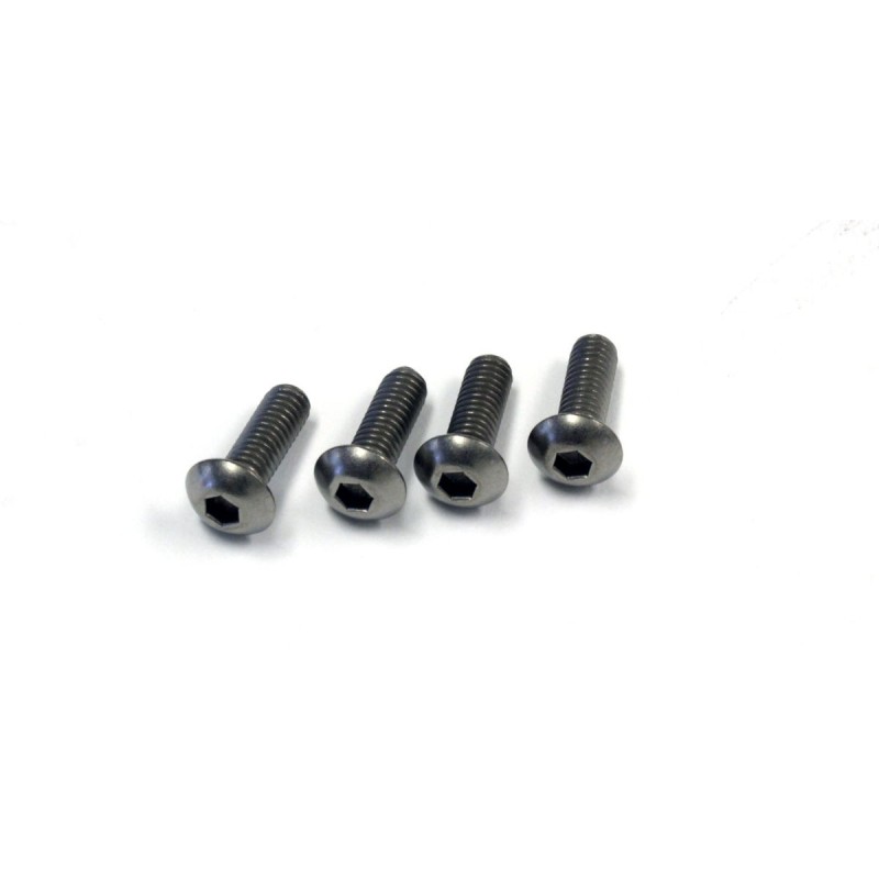 K.1-S14012HT - Hex Button Screws 4x12mm (4) Titan