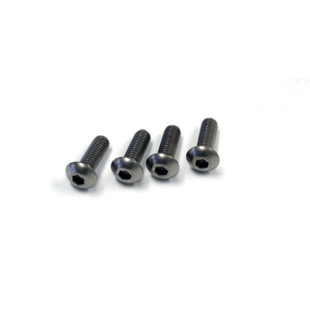 K.1-S14012HT - Hex Button Screws 4x12mm (4) Titan