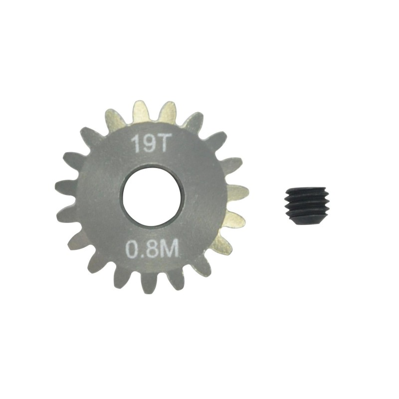 AM308019 - Pinion Gear 0.8M 19T (7075 Hard)