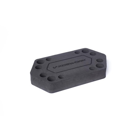 KOS13026 - Foam Car Maintenance Stand H30 206x110mm (On-Road 1:8-1:10) Koswork