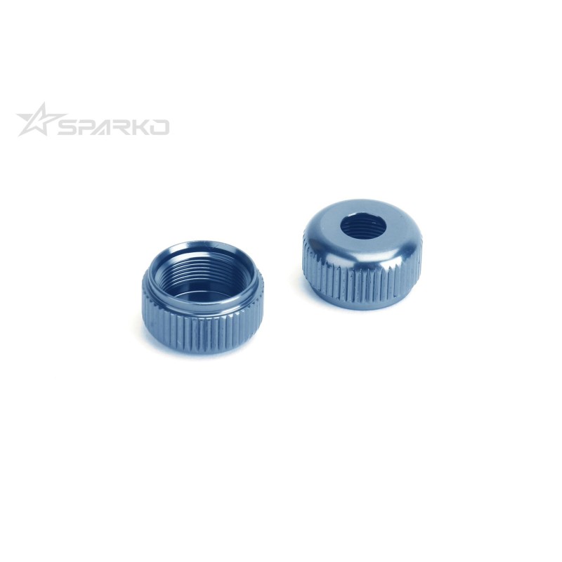 SPKF84024-BG - Sparko F8/F8E 7075Aluminum Shock Body Seal Retainer (2pcs)