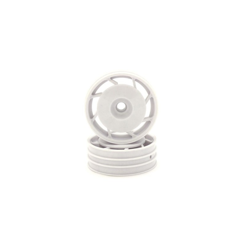 K.UTH001WT - Kyosho 1:10 Ultima Front Wheels 8D 50mm (2) - White