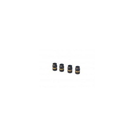 AM171048 - Alu Nut 4mm For 1/10 Set-Up System Black Golden (4)