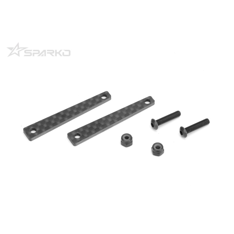 SPKF83008-20OP - Sparko F8 Carbon Rear Beace covers 2.0mm - 2pcs