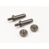 K.UMW728 - ALUMINIUM BATTERY POST SET RB6-RB7 (GUN METAL)