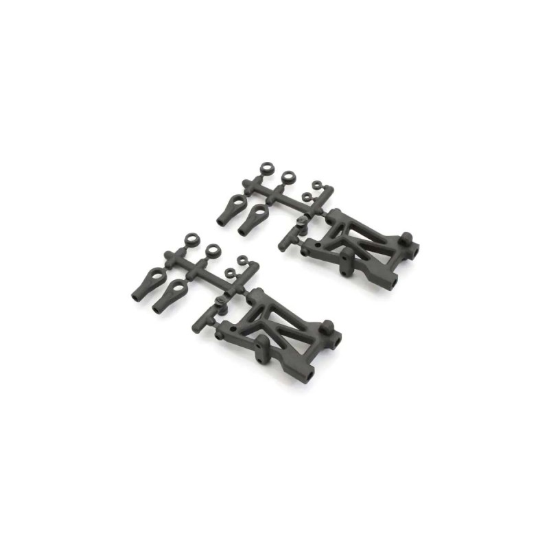 K.VZ405HB - Rear Suspension Arm Set Kyosho V-One R4 (R4/R4 Evo) Hard (2)