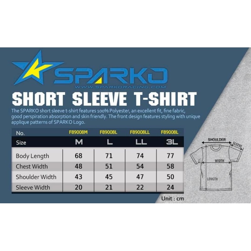 SPKF89008M - Sparko T-Shirt F8 (M)