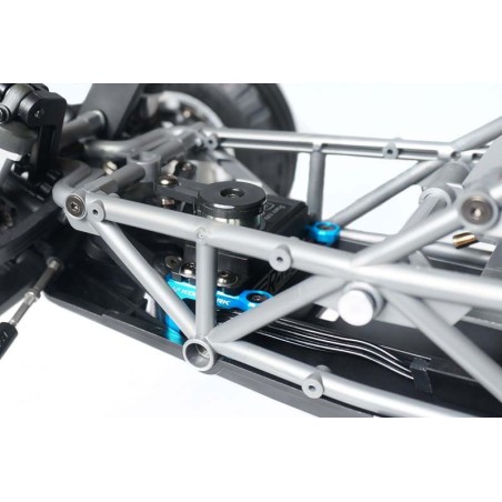 KOS04401 - Koswork Tamiya BBX Servo Mount BB-01 Blue (2)