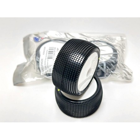 JK2004CSSGW - Jetko Challenger 2wd & 4wd 1:10 Buggy 2.2 RR Tyres White Wheel S.Soft