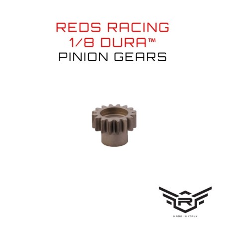 REDGR100003 - Reds Pinion Gear 15T 1:8 M1 5mm Bore