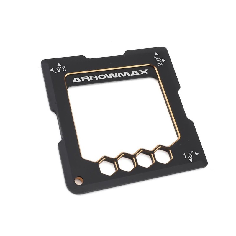 AM171006 - Quick Camber Gauge For 1/10th 1.5,2,2.5 degr�s Black Golden