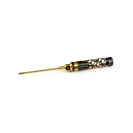 AM430133BG - FLAT HEAD SCREWDRIVER 3.0 X 100MM BLACK GOLDEN