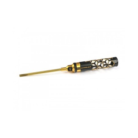 AM430141BG - FLAT HEAD SCREWDRIVER 4.0 X 100MM BLACK GOLDEN