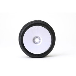 JK1204SSG - Jetko Lesnar Super Soft 1:8 Truggy Pre-glued on White Rims (2)