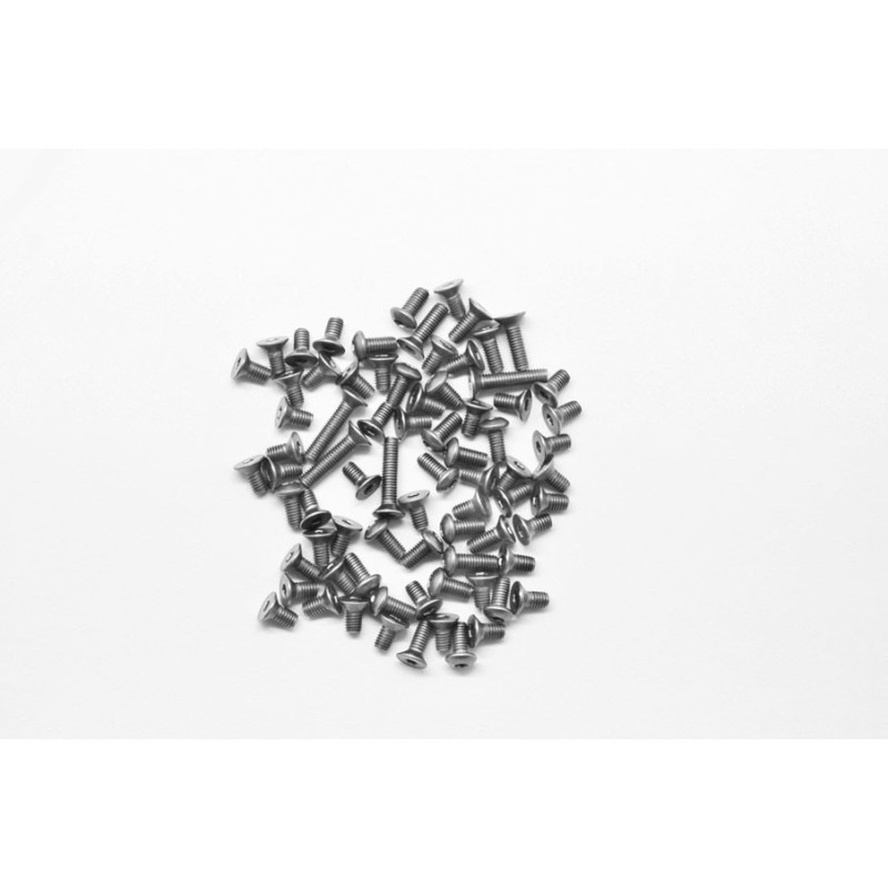 AM150004 - TITANIUM SCREWS SET FOR SERPENT F110 (76)