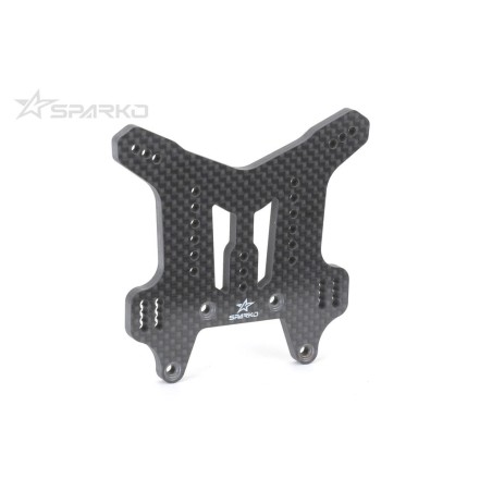 SPKF83014OP - Sparko F8 Carbon Fiber Rear Shock Tower 4.5mm