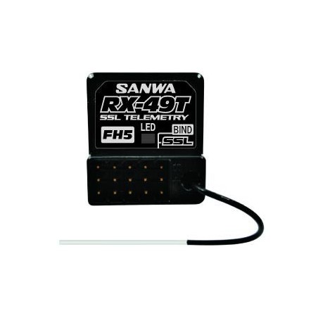 S.107A41433A - Receiver RX-49-T 4 chanels 2,4GHZ FH5 SXR Waterproof