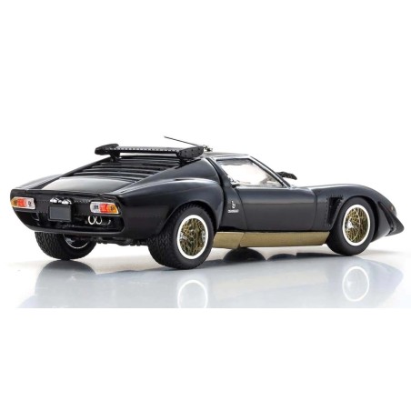 KS03203BKG - Kyosho 1:43 Lamborghini Miura SVR 1970 Black-Gold