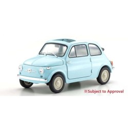 KS08966LB - Kyosho 1:18 Fiat Nuova 500 Celeste Blue