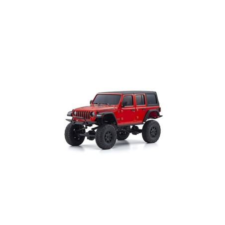 K.32521R - Mini-Z 4X4 MX-01 Jeep Wrangler Rubicon Firecracker Red (KT531P)