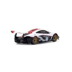K.32324WR - Kyosho Mini-Z MR03 RWD McLaren P1 GTR White-Red (W-MM/KT531P)