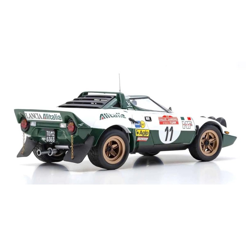 KS08130B - Kyosho 1:18 Lancia Stratos HF B.Waldegaard Winner San Remo 1975 Nr.11