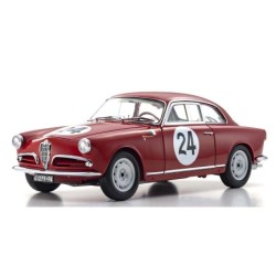 KS08957B - Kyosho 1:18 Alfa Romeo Giuletta SV Targa Florio 1957 Nr.24