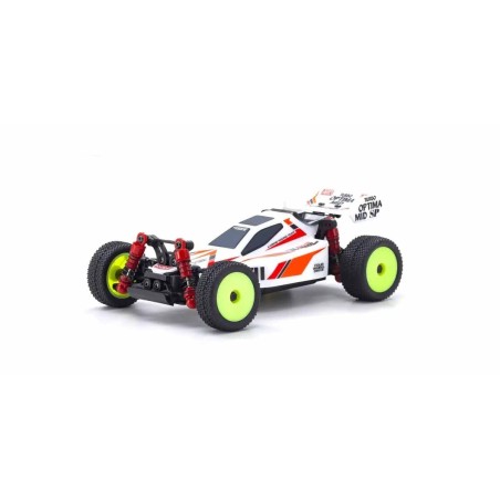 K.32096W - Kyosho Mini-Z MB010 Readyset 4WD Turbo Optima Mid Special White