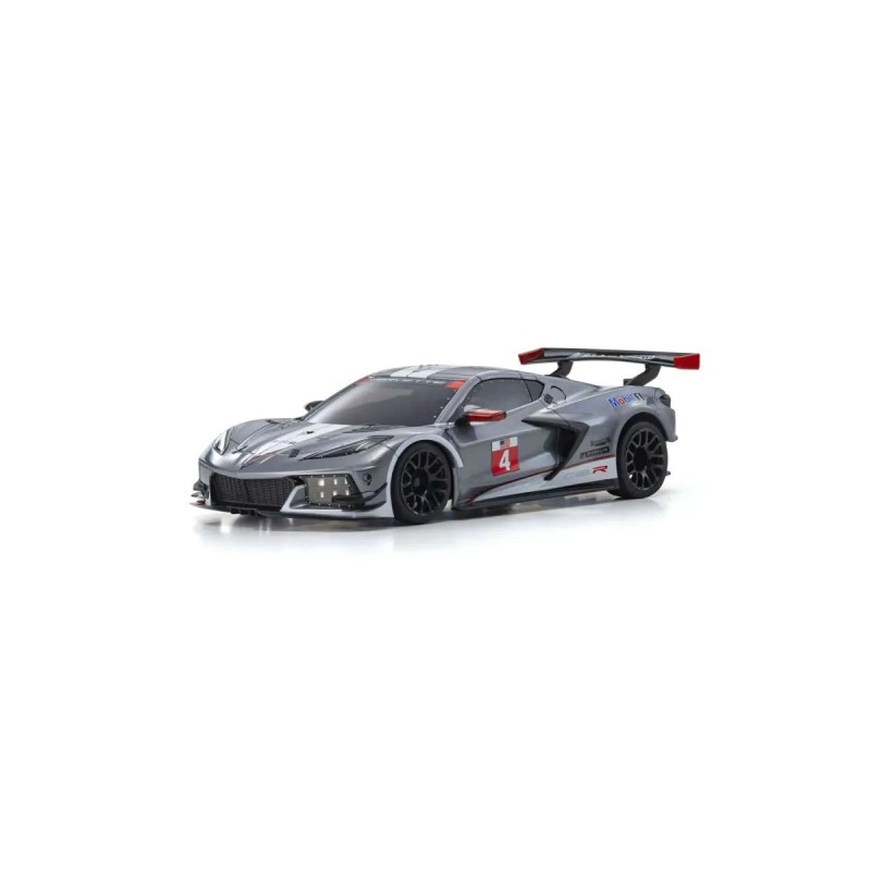 K.32356GMW - Kyosho Mini-Z MR04 RWD Corvette C8-R Gun Metal/White (W-MM/KT531P)