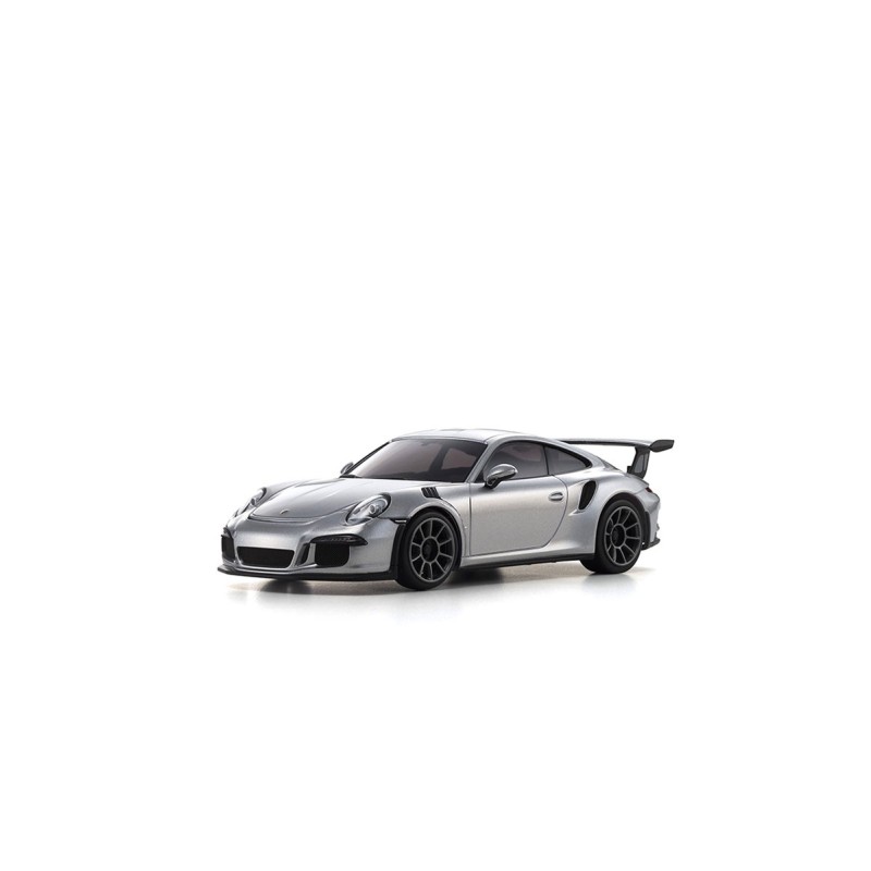 K.32358S - Kyosho Mini-Z MR04 RWD Porsche 911 GT3 RS Silver (N-RM/KT531P)