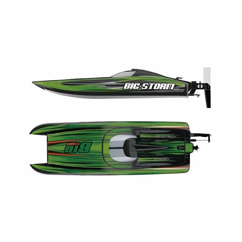 JW8303-ARTR - Joysway Big Storm Catamaran Brushless Elec ABS 740mm 2.4G ARTR Boat