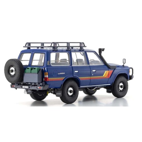 KS08956XBL - Kyosho 1:18 Toyota Land Cruiser 60 1980 Blue