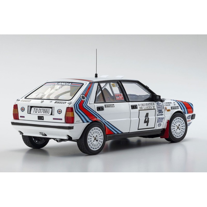 KS08960B - Kyosho 1:18 Lancia Delta HF 4WD 1000 Lakes 1987 Team Lancia Nr.4