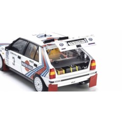 KS08960E - Kyosho 1:18 Lancia Delta HF 4WD Olympus Rally 1987 Martini Rossi Nr.3