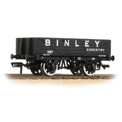 37-074 - 5 Plank Wagon Wooden Floor 'Binley' Black