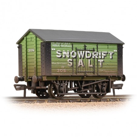 33-182A - 10T Covered Salt Wagon 'Snowdrift Salt' Green [W]