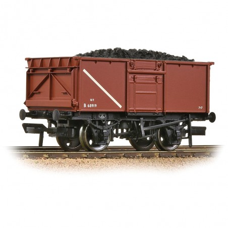 37-256A - BR 16T Steel Mineral Wagon BR Bauxite (Early) [WL]