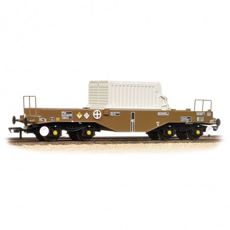 38-345B - BR FNA Nuclear Flask Wagon Flat Floor With Flask