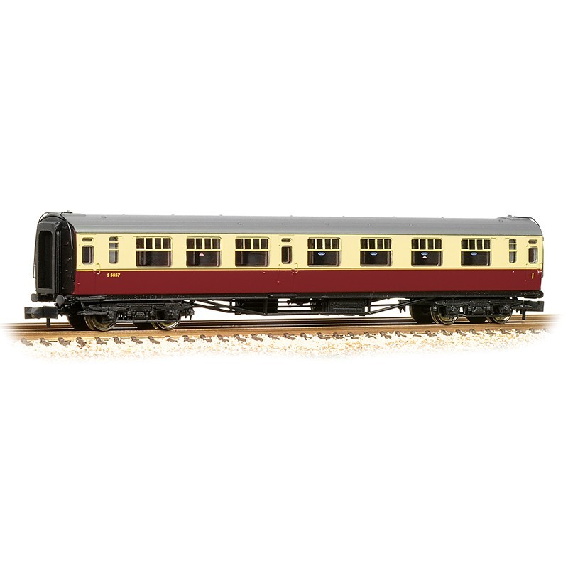 34-751 - Bulleid Corridor Composite (15" Vents) BR Crimson & Cream