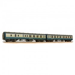 39-003 - Mk1 Coach Pack (1xSK & 1xBSK) BR Blue & Grey with Network SouthEast Flashes Weathered