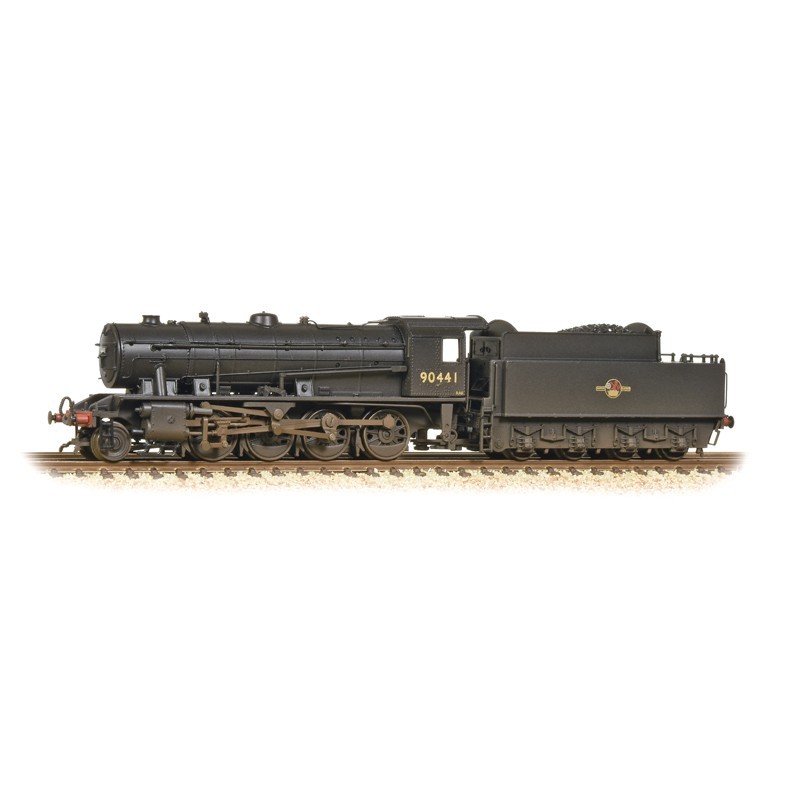 372-425A - WD Austerity Class 2-8-0 90441 BR Black Early Emblem Weathered