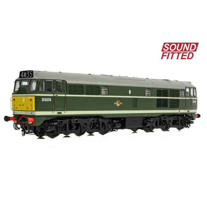 35-802SF - Class 30 D5574 BR Green (Small Yellow Panels) SOUND FITTED