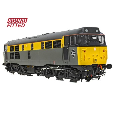 35-822SF - Class 31/1 Refurbished 31188 BR Engineers Grey & Yellow SOUND FITTED