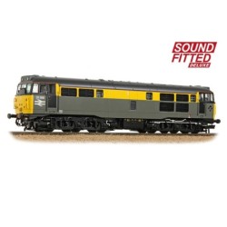 35-822SFX - Class 31/1 Refurbished 31188 BR Engineers Grey & Yellow SOUND FITTED DELUXE