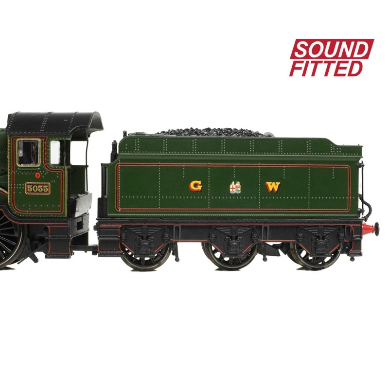 372-034SF - GWR 4073 'Castle' 5055 'Earl of Eldon' GWR Lined Green (GW Crest) SOUND FITTED