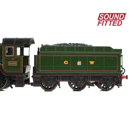 372-034SF - GWR 4073 'Castle' 5055 'Earl of Eldon' GWR Lined Green (GW Crest) SOUND FITTED