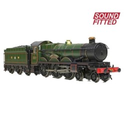 372-034SF - GWR 4073 'Castle' 5055 'Earl of Eldon' GWR Lined Green (GW Crest) SOUND FITTED