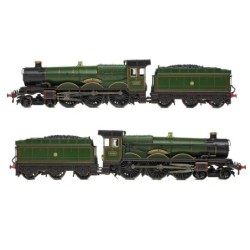 372-035 - GWR 4073 'Castle' 4082 'Windsor Castle' GWR Lined Green (Shirtbutton)
