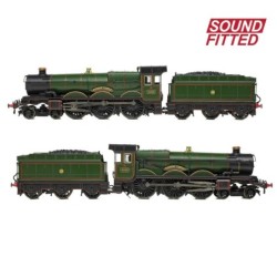 372-035SF - GWR 4073 'Castle' 4082 'Windsor Castle' GWR Lined Green (Shirtbutton) SOUND FITTED