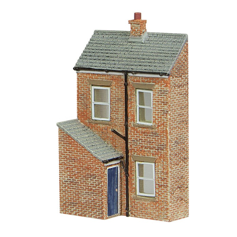 42-0217B - Low Relief Rear Of Terrace - Right Hand, Blue Door